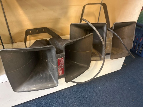 pair of University Cobreflex 2 horn speakers