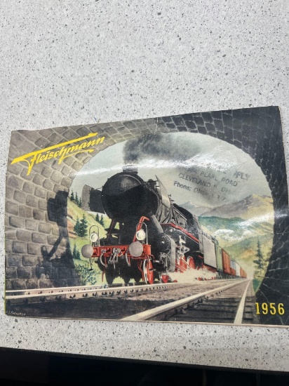 1956 FLEISCHMANN train and toy catalog