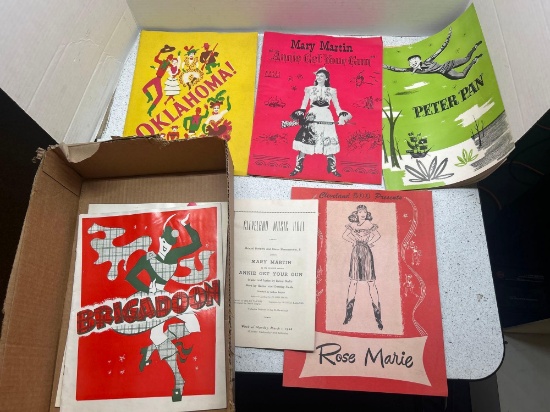 1940s and 1950s Cleveland theater programs