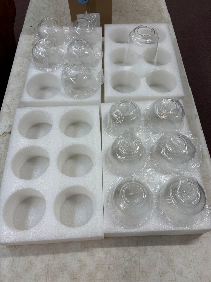 12 new glass globes