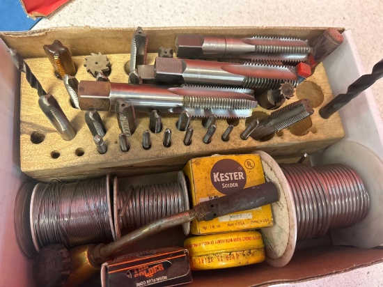 tap/dies and solder wires