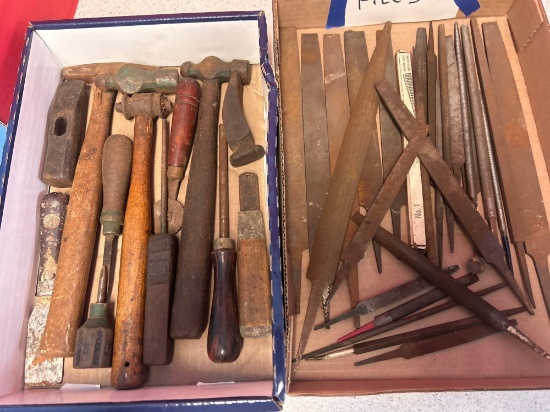 OUER 25 files and antique tools
