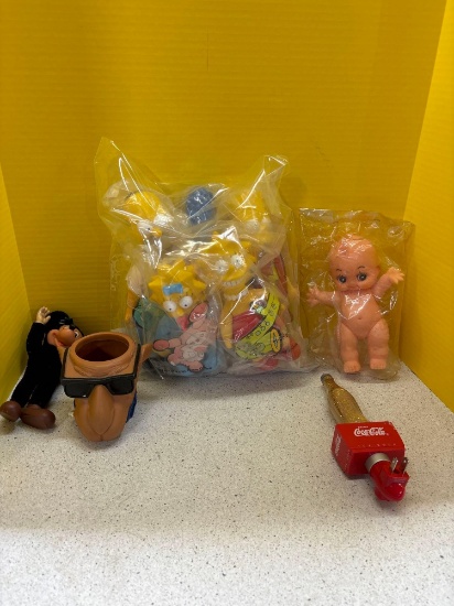Simpson dolls, and other dolls