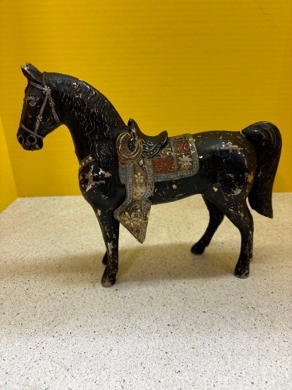 Cast-iron metal horse