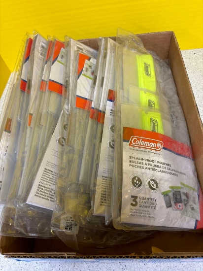 Lot of Coleman splash proof pouches