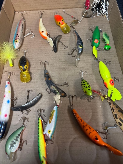 New and older fishing lures
