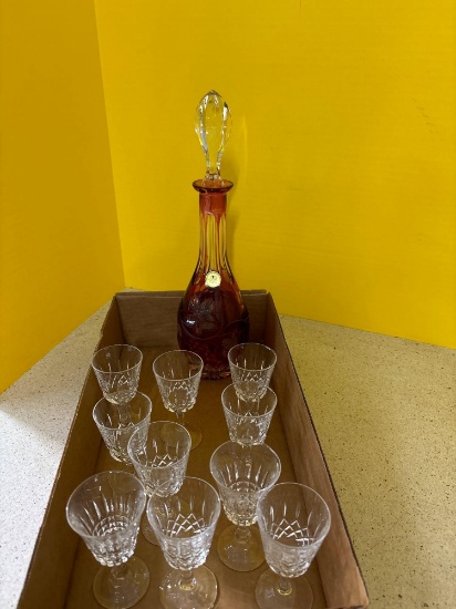 NACHTMANN TRAUBE decanter has chip