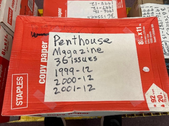 penthouse magazines, 36 issues