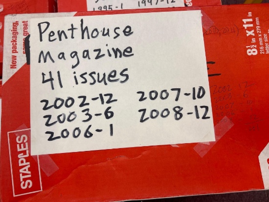 penthouse magazines, 41 issues