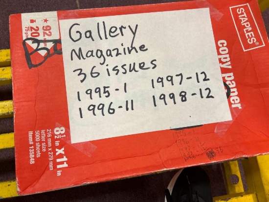 Gallery magazines, 36 issues