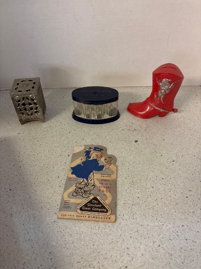 Three vintage banks
