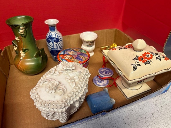 pottery and porcelain items