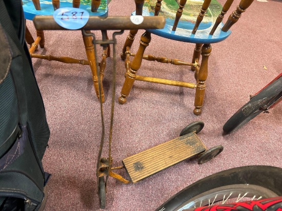 antique childrens scooter