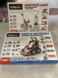 Two educational games, Newtons law and simple machines