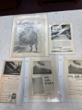 Five original airship ads