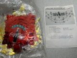1993 Coca-Cola Christmas decoration kit, all pieces new old stock
