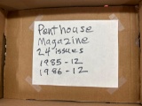 penthouse magazines, 24 issues