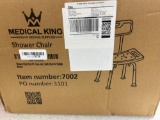 medical king shower chair in box