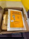 Locksmithing and key making course books and supplies