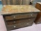 antique 3 drawer oak chest