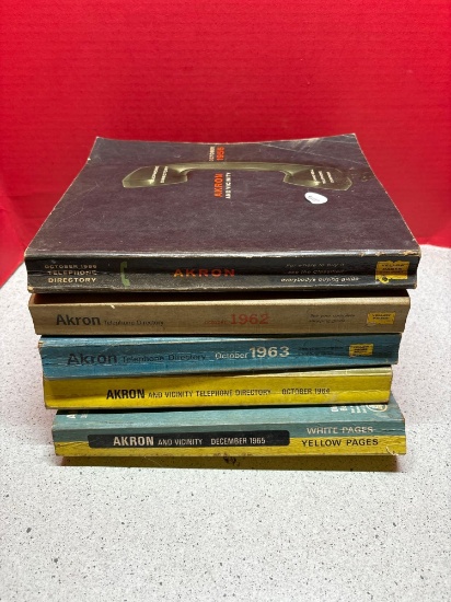Vintage Akron telephone directories