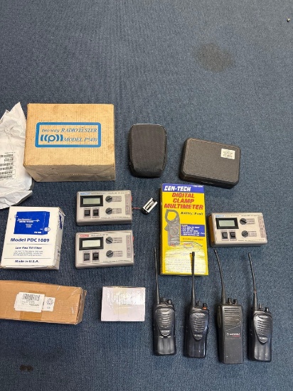 Kenwood transceivers, Keithly, meters, etc.
