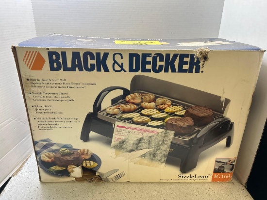 Black and decker sizzle lean in box