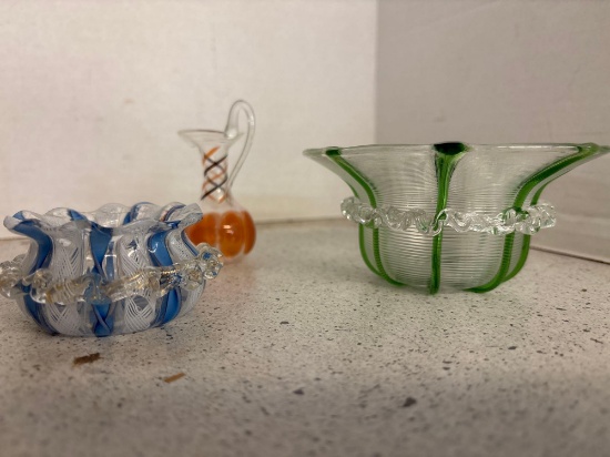 Art glass pieces