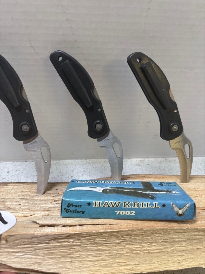 New Hawkbill folding knives