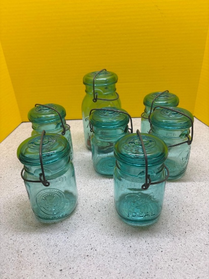 Blue ball canning jars