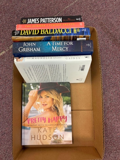 Fiction and self-help books by popular authors