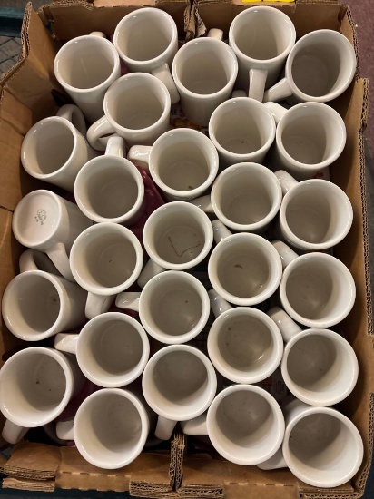 Extra large quantity of buffalo China, coffee mugs