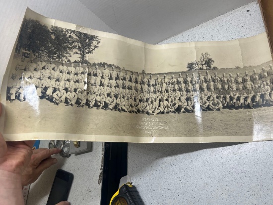 1943 army yard long photo