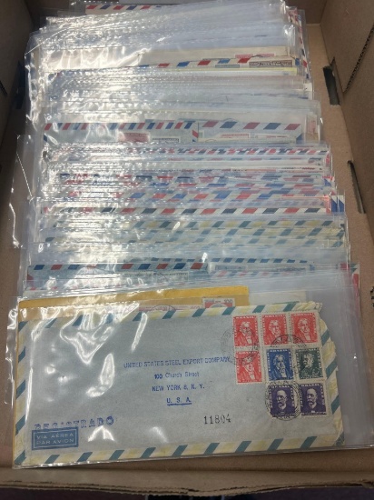 vintage stamped envelopes