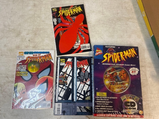 vintage SpiderMan, comics and collectibles