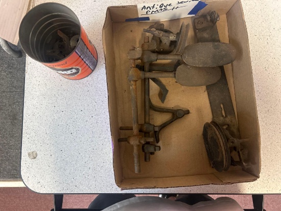 antique sewing parts