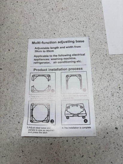 New multifunction, adjusting base