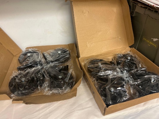 8 five inch caster wheels