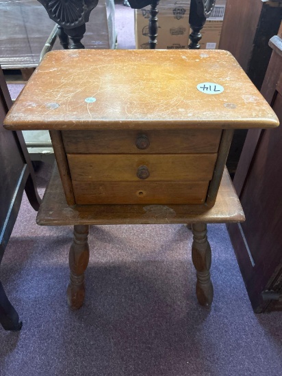 maple 2 drawer stand