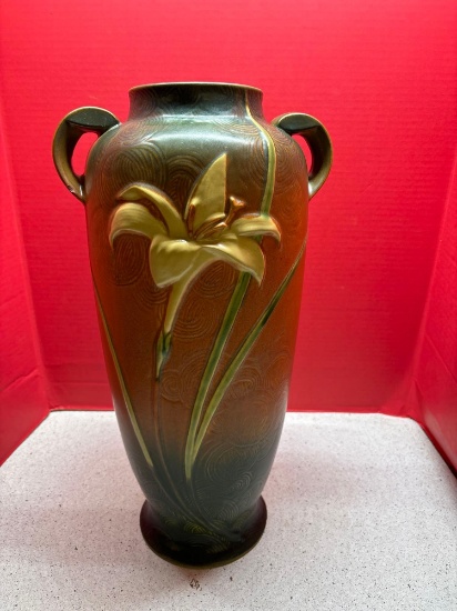 Roseville Zephyr, Lilly floor vase 1 4218