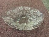 chintz Fostoria glass bowl