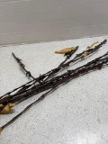 Eight pieces of antique Barb wire
