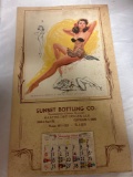 1960 Sunset bottling Co. pinup girl calendar
