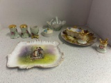 hand painted bone china mostly French