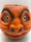 Antique papier-mche jack-o-lantern