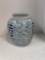 Porcelain covered pot 10 inches tall