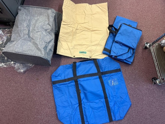 CHOLILA cover, 3 CIVJet travel bags and hamper