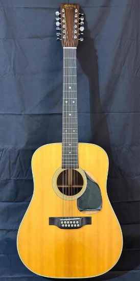 12 String Martin & Co. D12-28 1974 Guitar w/ original case