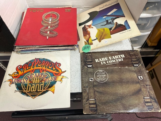 vintage record albums