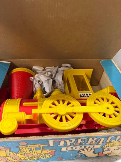 Vintage fireball express train